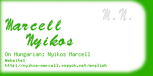 marcell nyikos business card